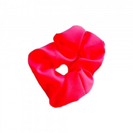 Scrunchie Neon Κοραλί